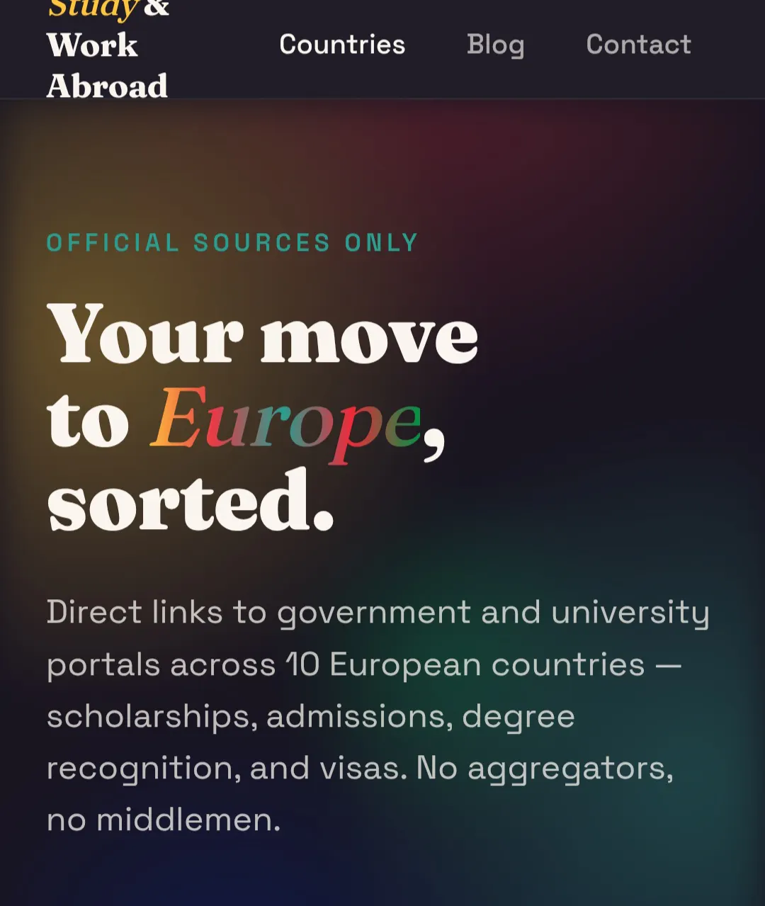 Study & Work Abroad  gallery image