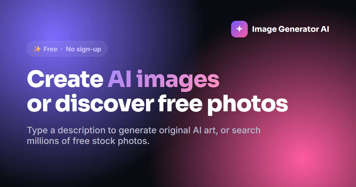 Free AI image generator gallery image