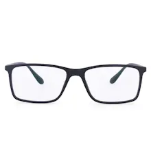 Square Blue Cut Computer Glasses for Eye gallery image