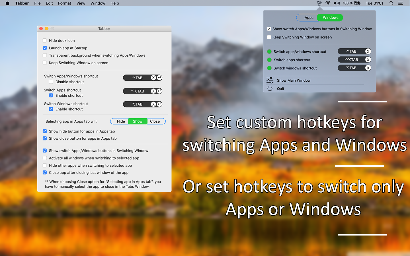 Tabber - Windows and Apps Switcher gallery image