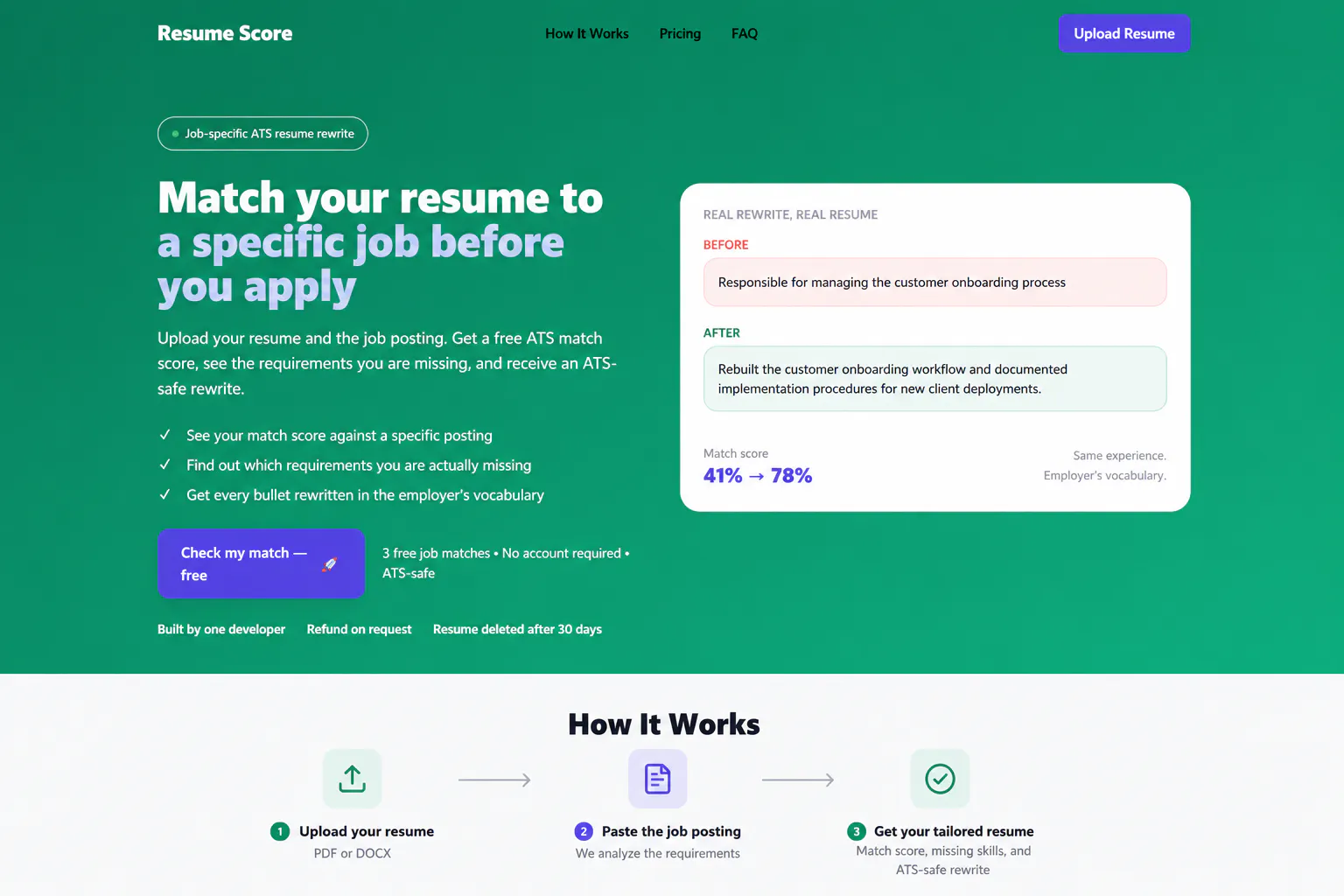 Resume Score gallery image