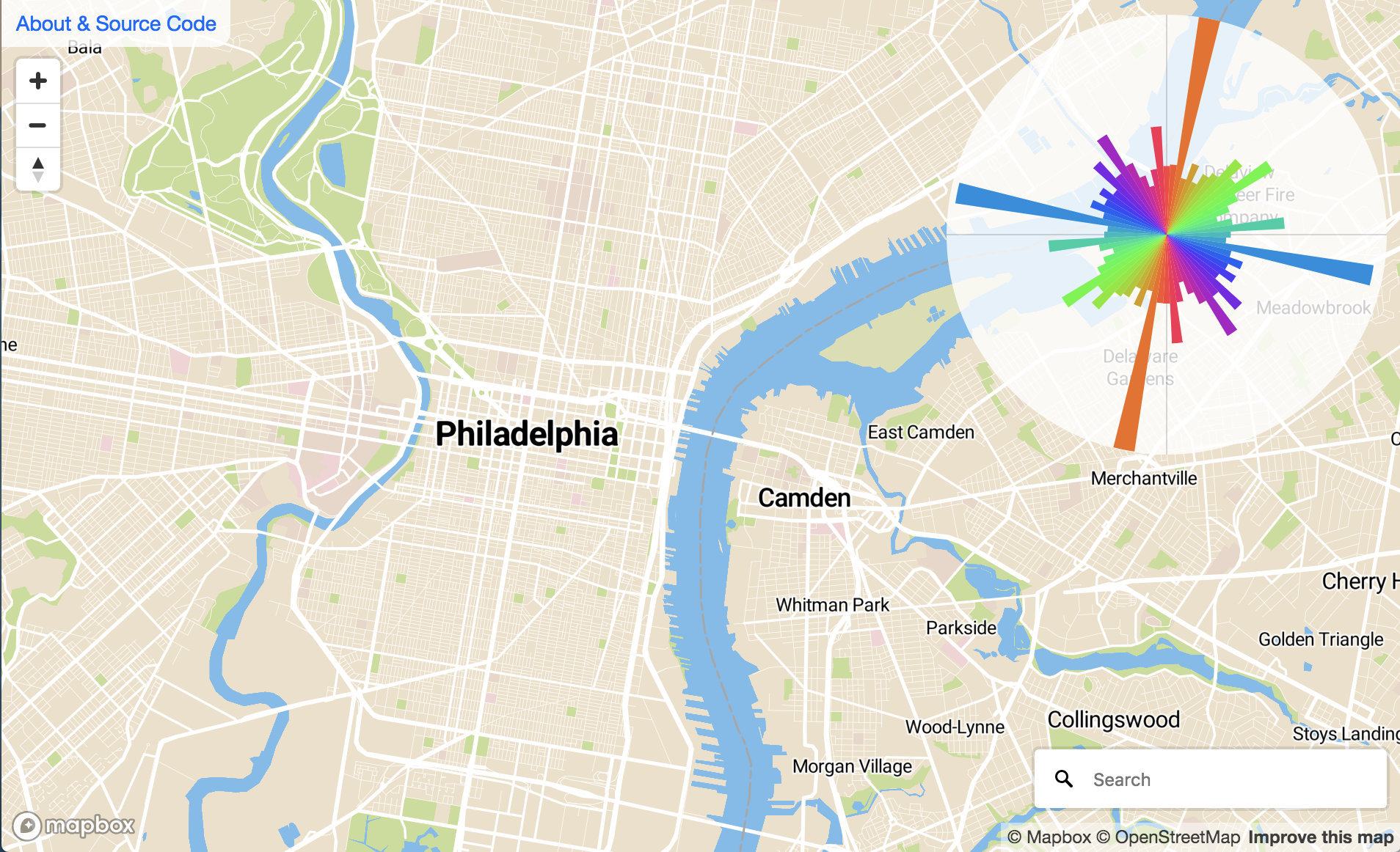 Road Orientations Map gallery image