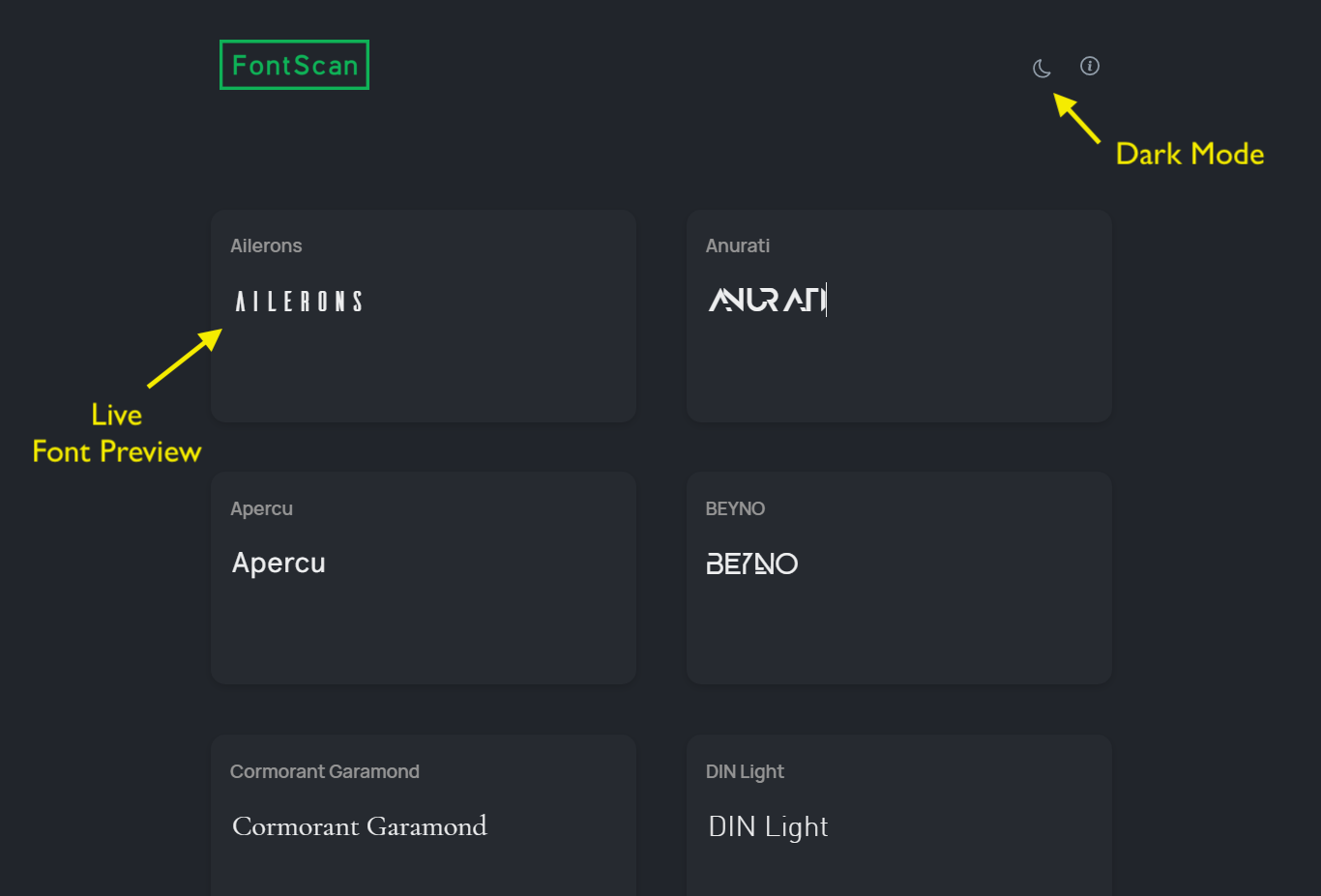 FontScan gallery image