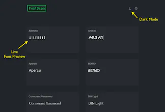 FontScan gallery image