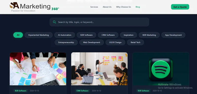 SA Marketing 360 screenshot 2