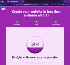 DIY Websites AI Website Builder gallery image
