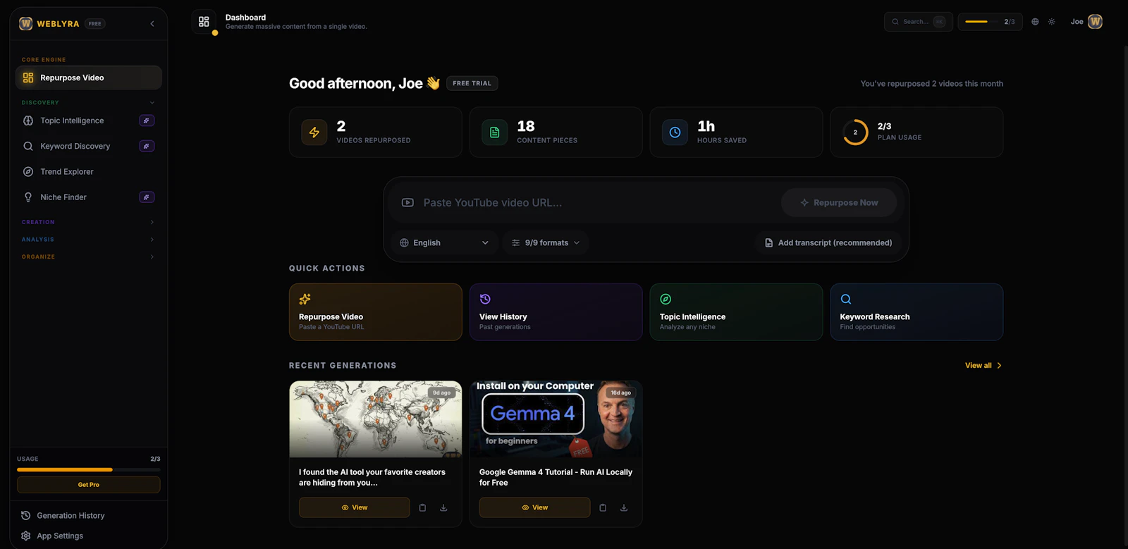Weblyra screenshot 4