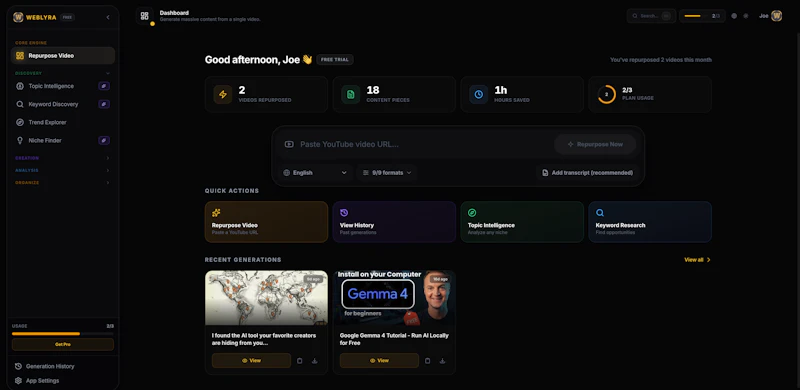 Weblyra screenshot 4