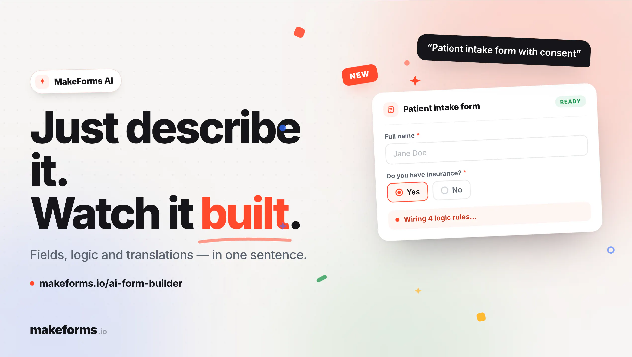 Vibecode Your Forms gallery image