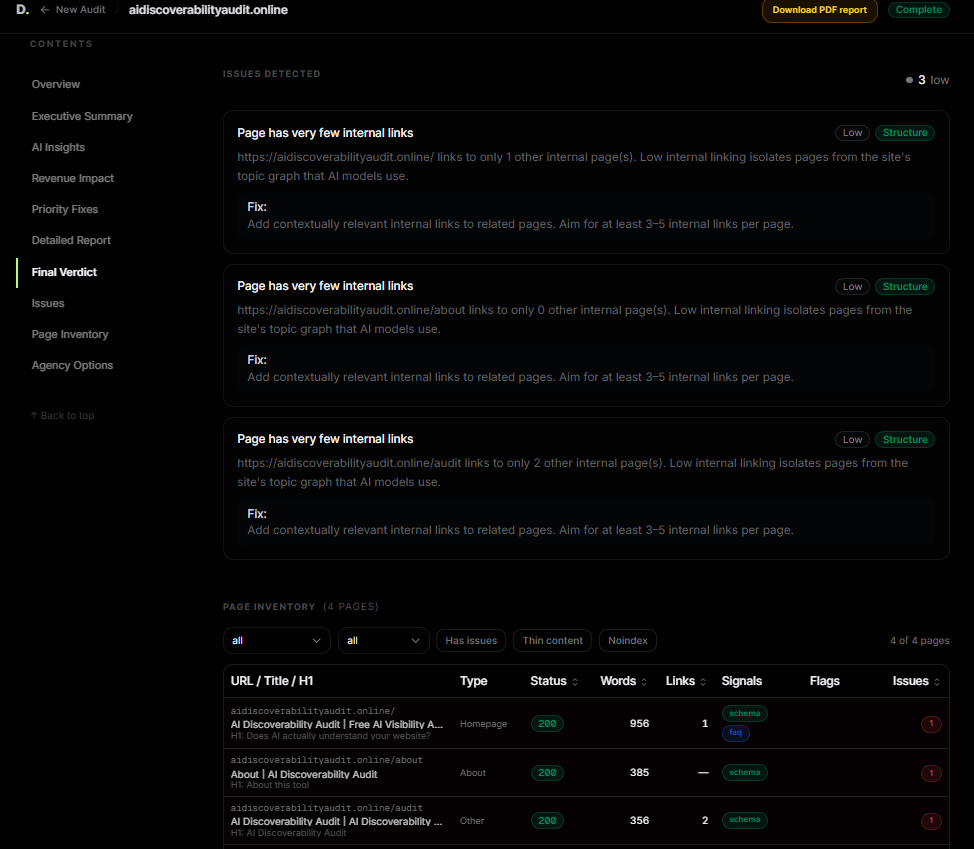 Ai Discoverability Audit gallery image