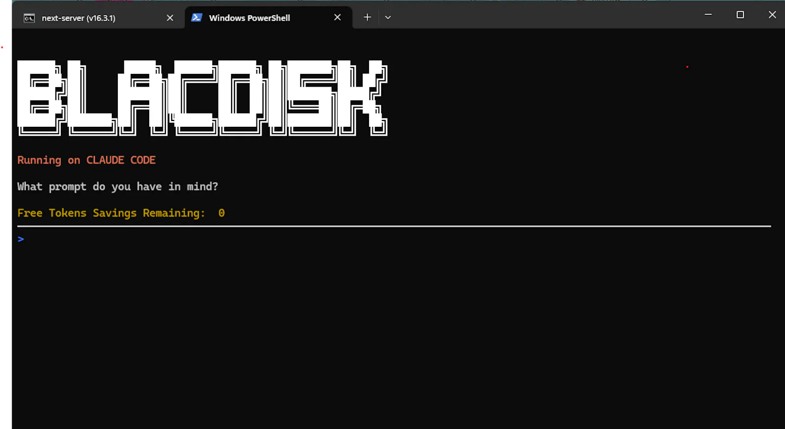 Blacdisk screenshot 1