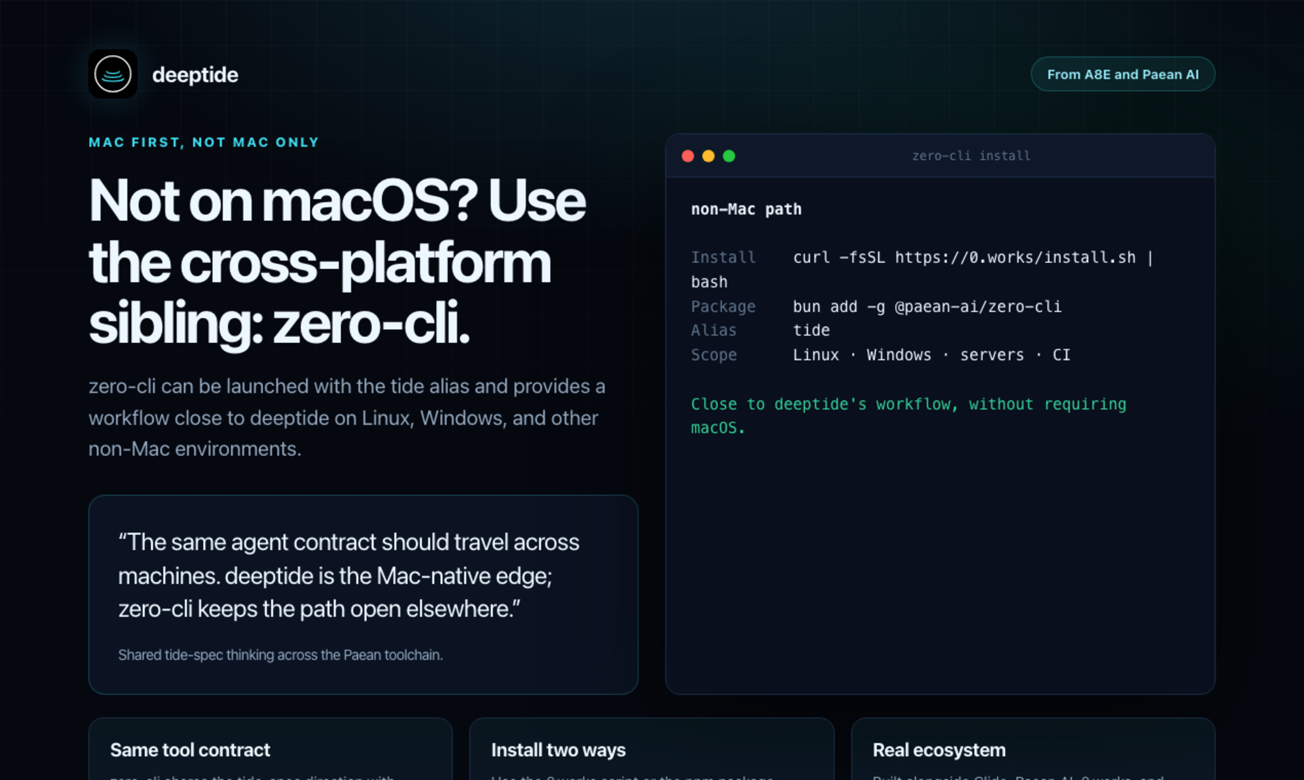 Deeptide -A Native DeepSeek Coding Agent gallery image