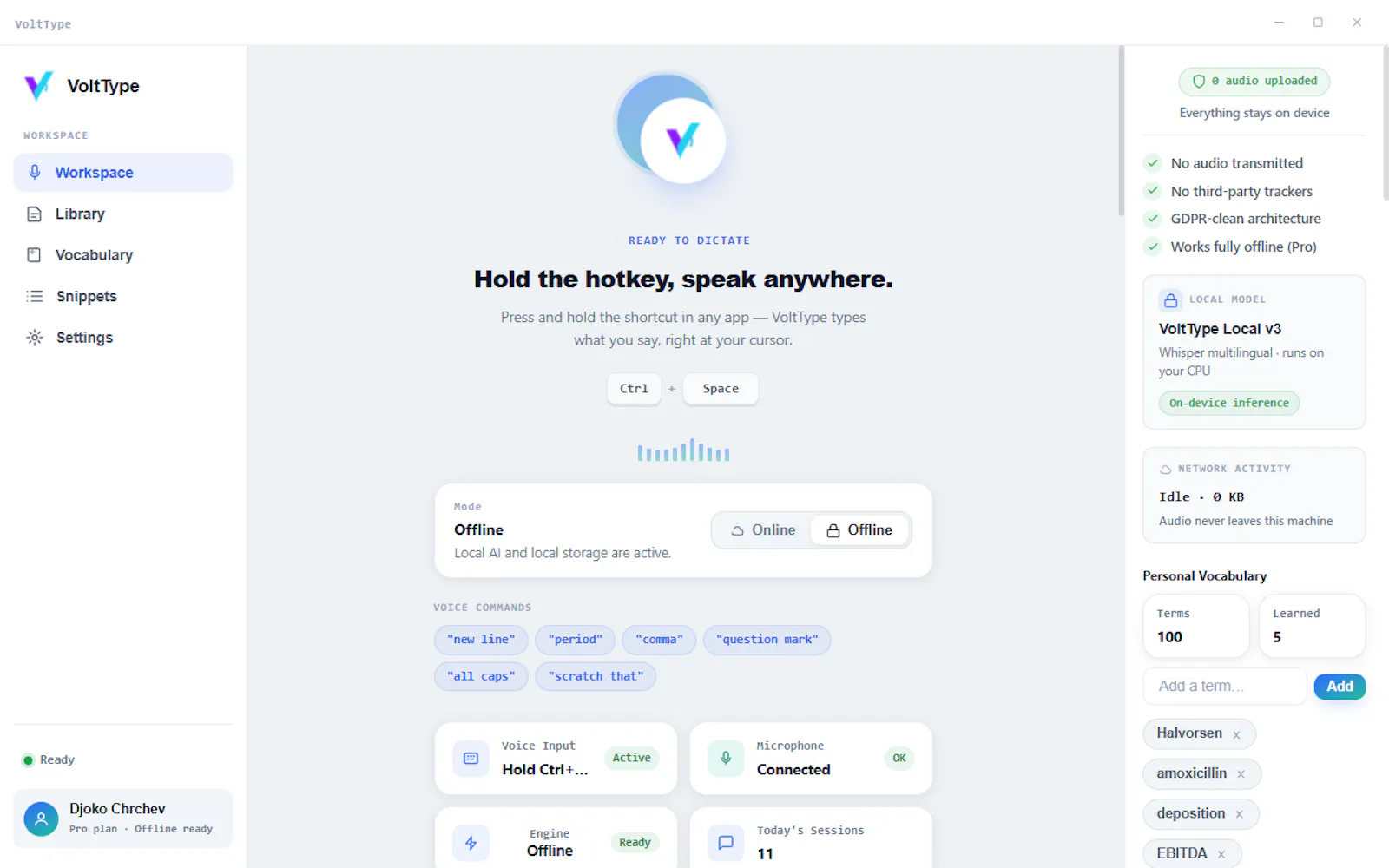 VoltType screenshot 2