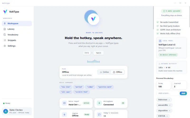 VoltType screenshot 2