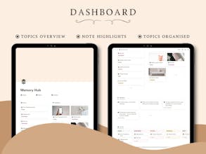 Memory Hub | Notion Topic-Saving Hub gallery image