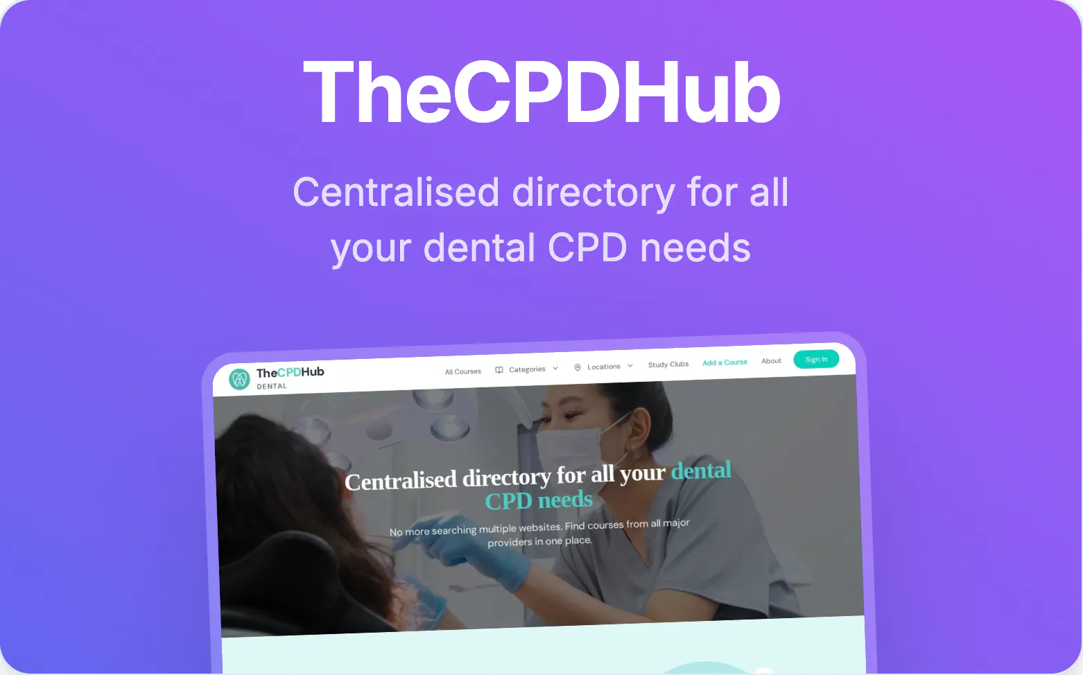 TheCPDHub product banner