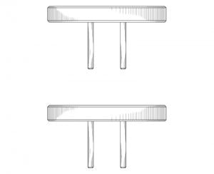 Mídia 2 de Desenhos de design de patentes