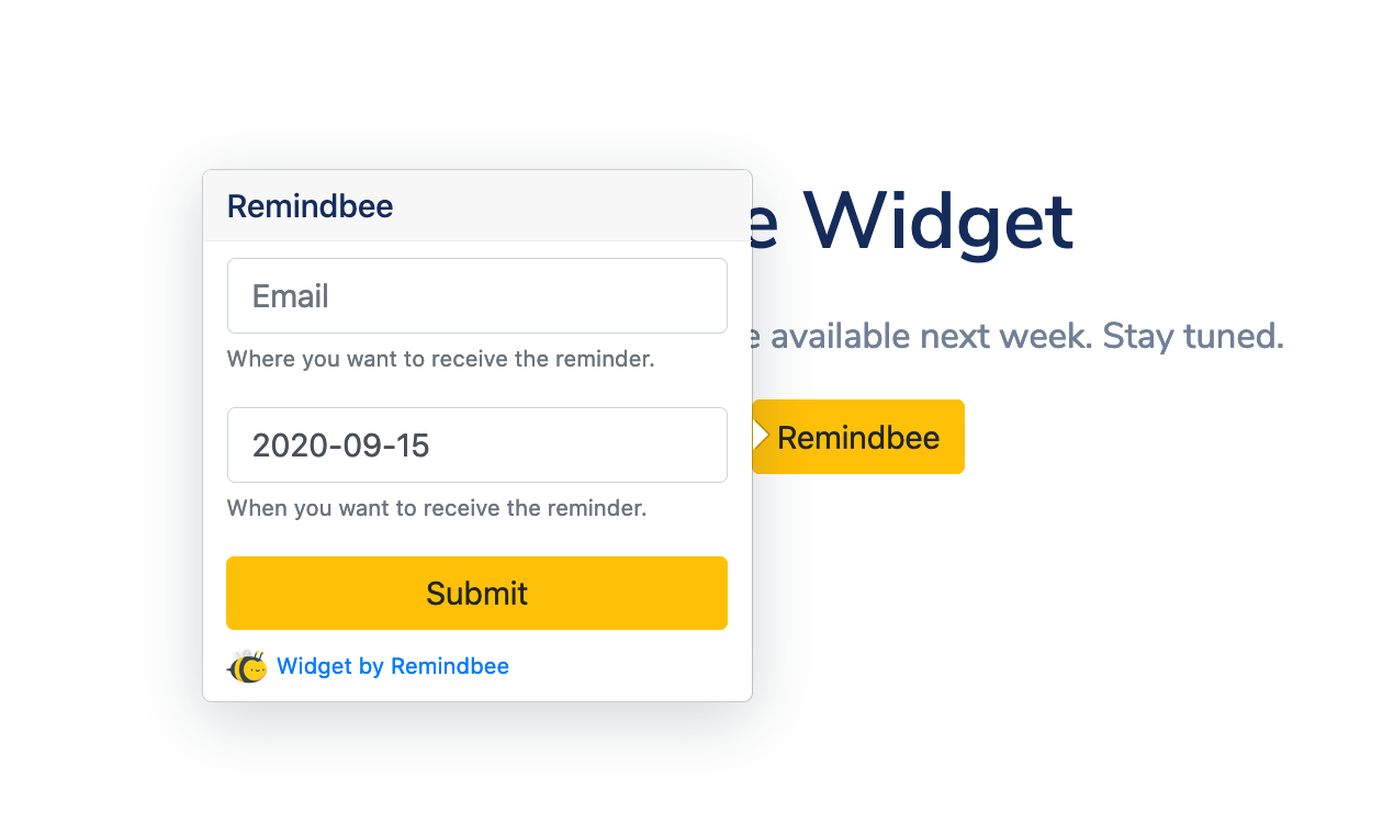 Remindbee gallery image