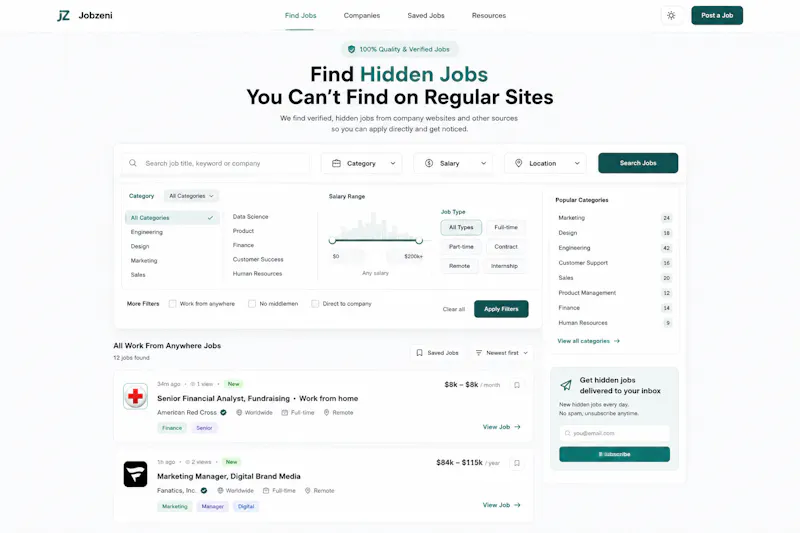 Jobzeni screenshot 2
