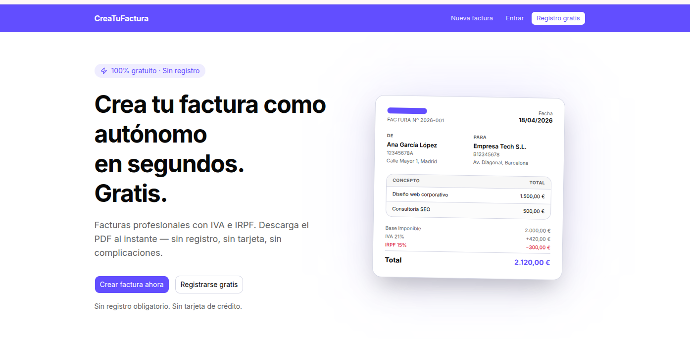 CreaTuFactura gallery image