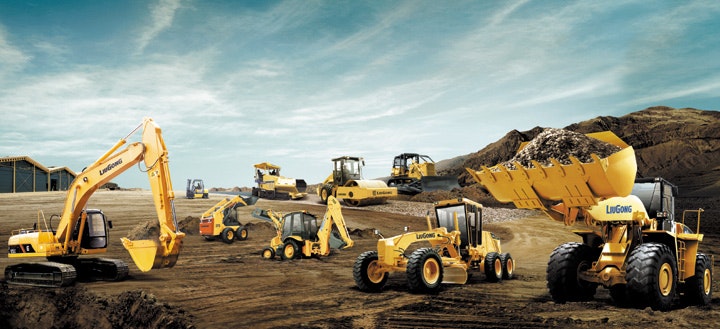 Aste di materiale da costruzione