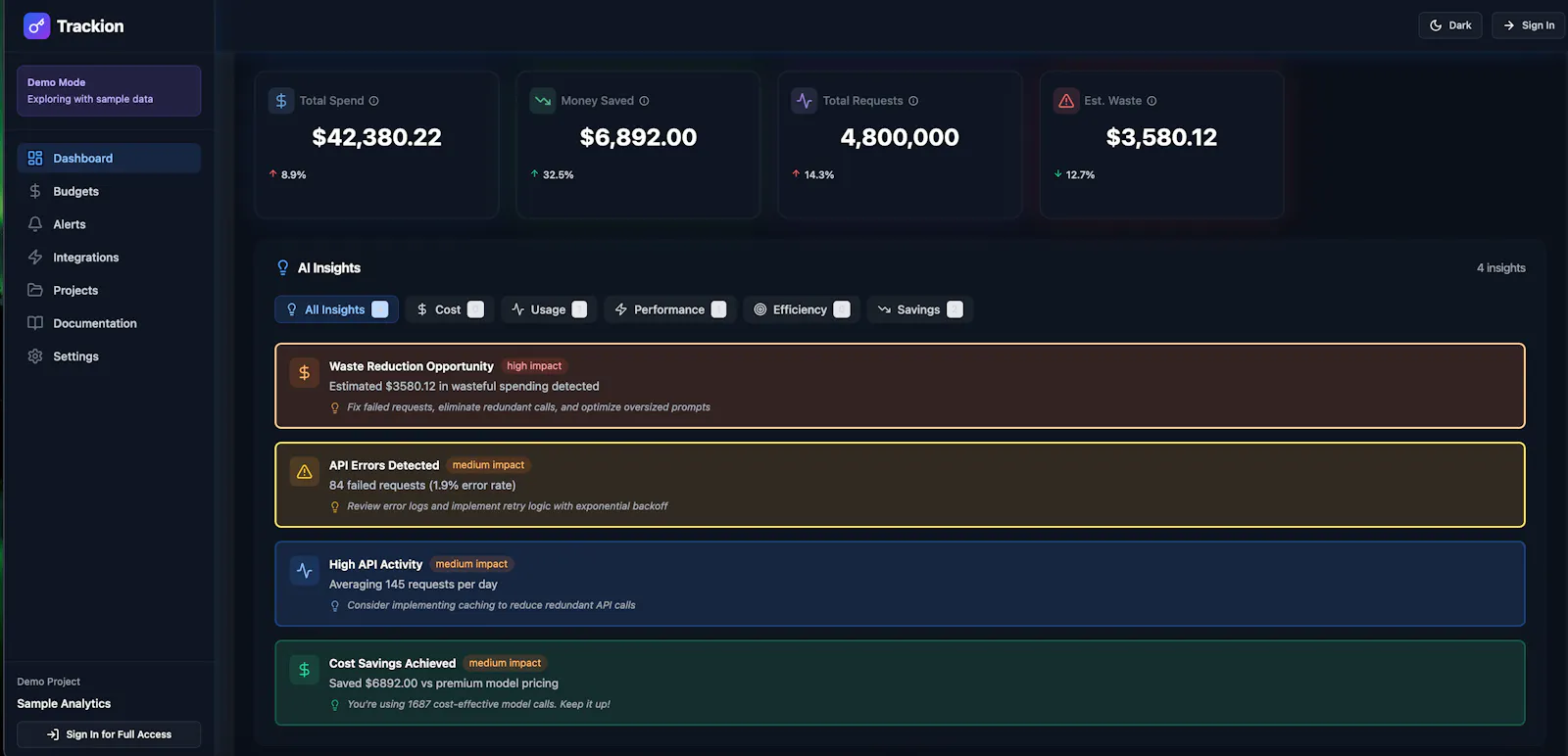 Trackion screenshot 4
