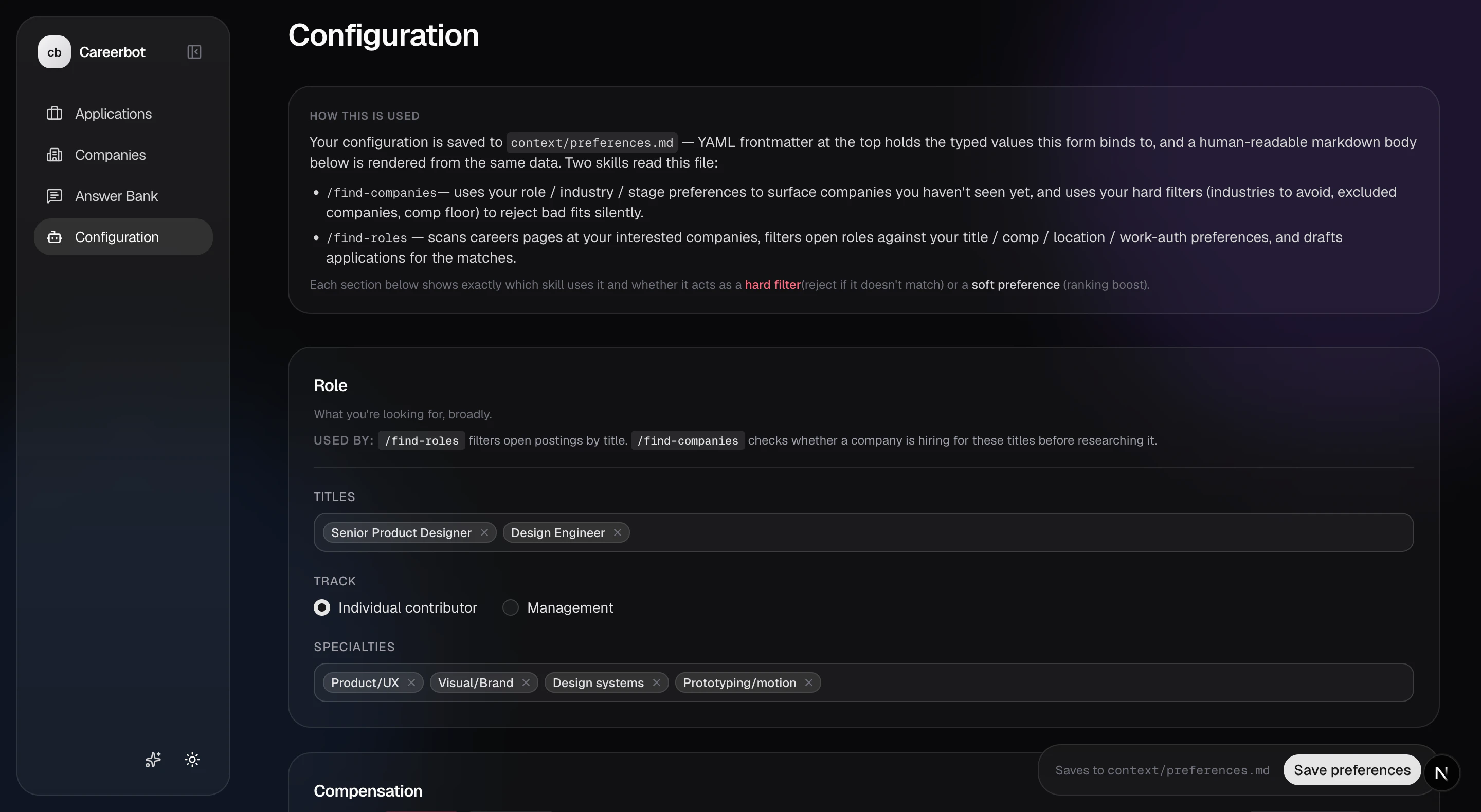 Careerbot screenshot 4