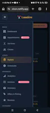 Lumier saloon management app gallery image
