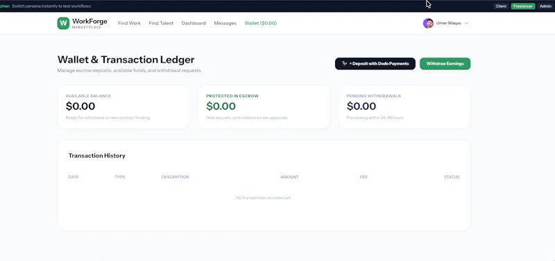 WorkForge — Upwork Clone Source Code screenshot 2