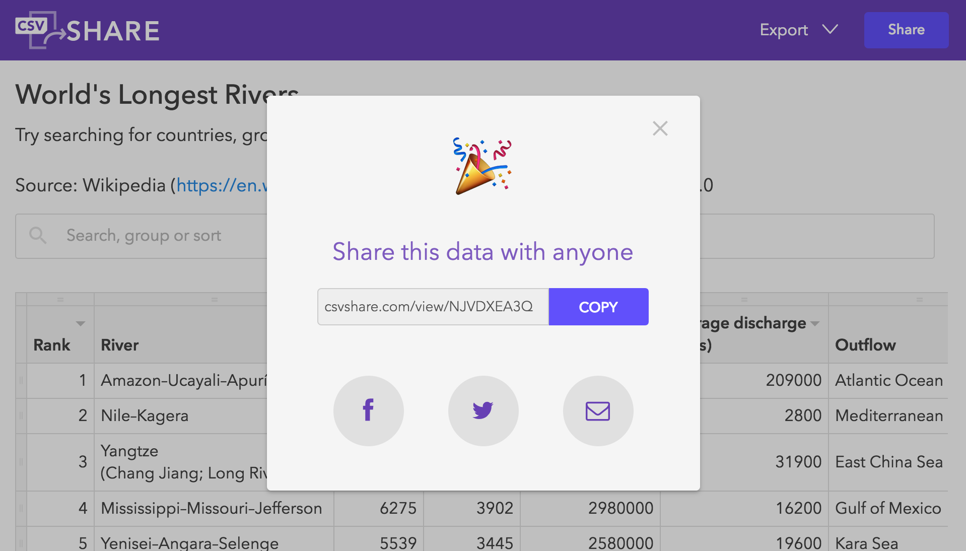 CSVshare Image