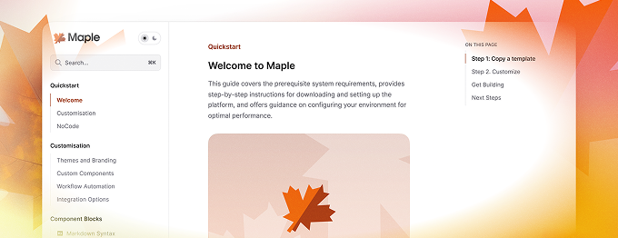 Poll option Maple image