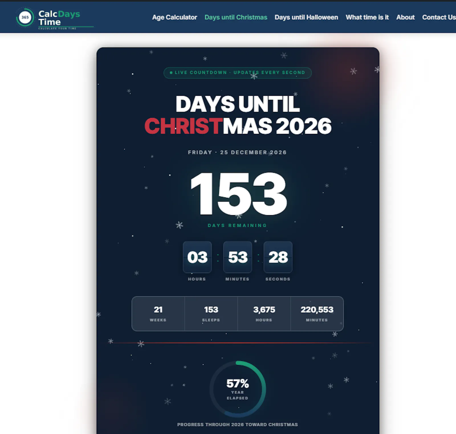 calcdaystime.com screenshot 4