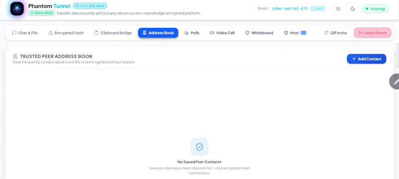 Phantom Tunnel: Zero-Server Workspace screenshot 5