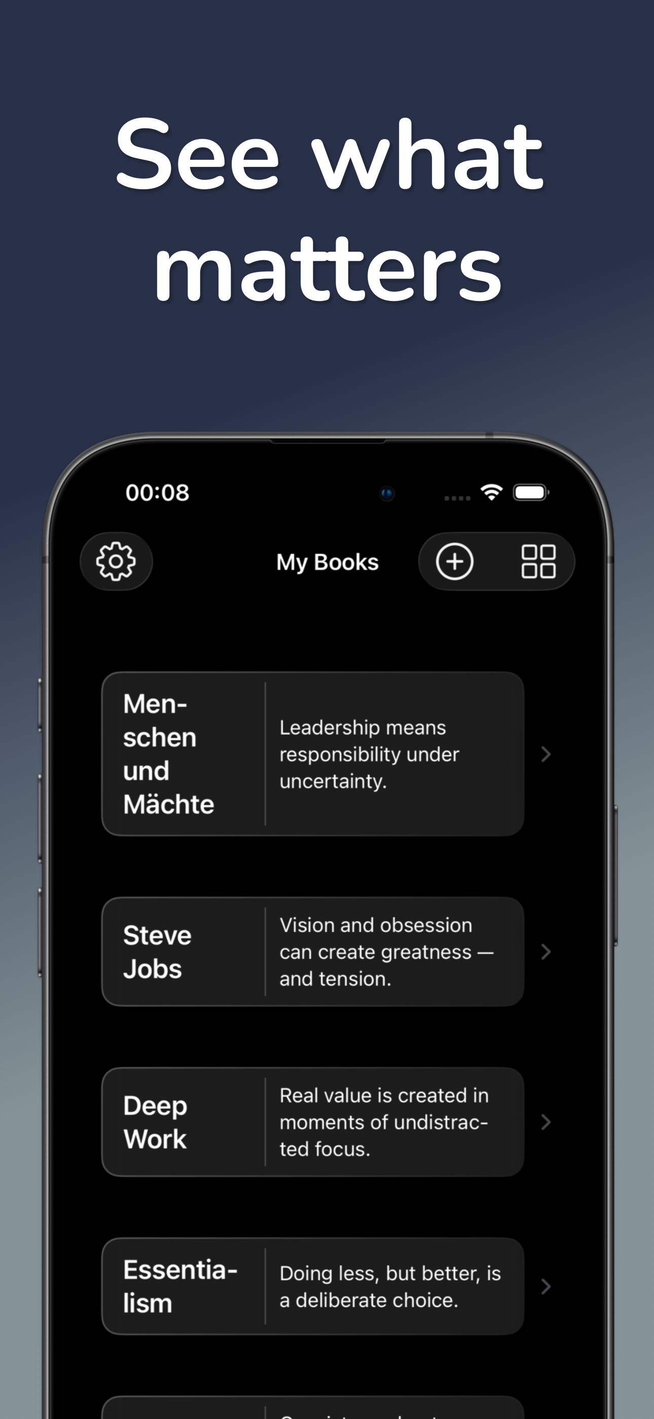 Bookessence - Screenshot 5 showing product features and functionality