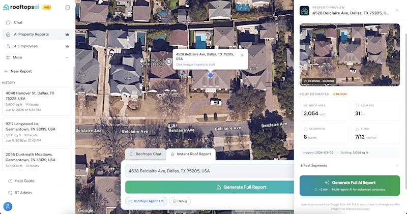 Rooftops AI Agent screenshot 2