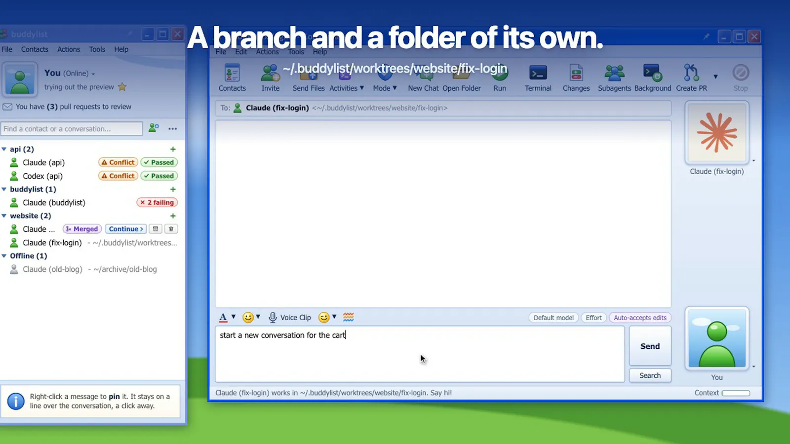buddylist screenshot 5
