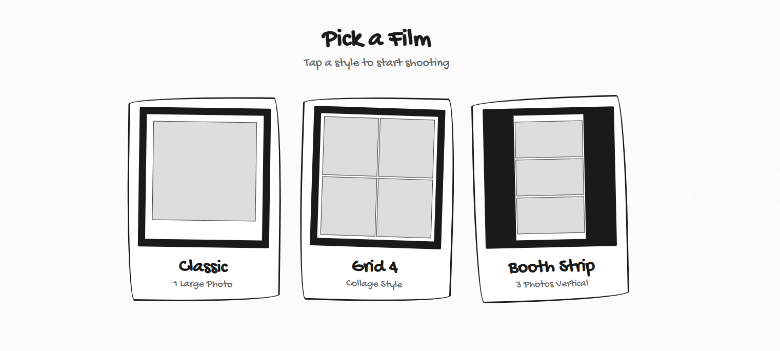 Polaroid Booth - Capture the Moment - Screenshot 3 showing product features and functionality
