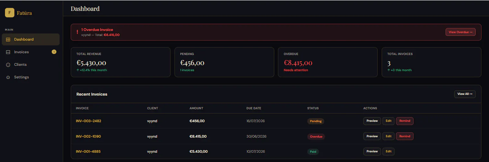 Fatūra Pro — Professional Invoicing screenshot 2