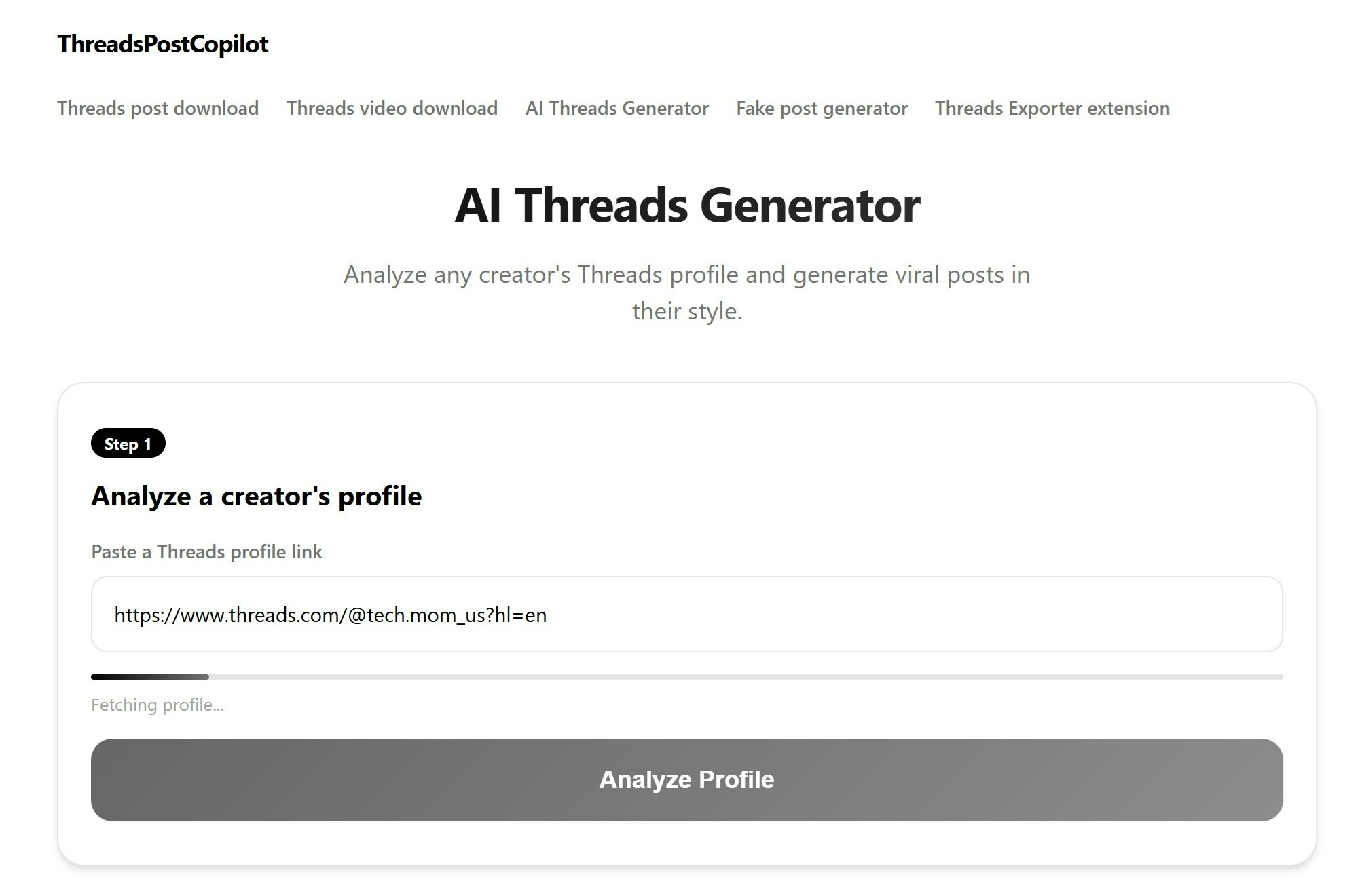 PostCopilot AI Threads Generator gallery image