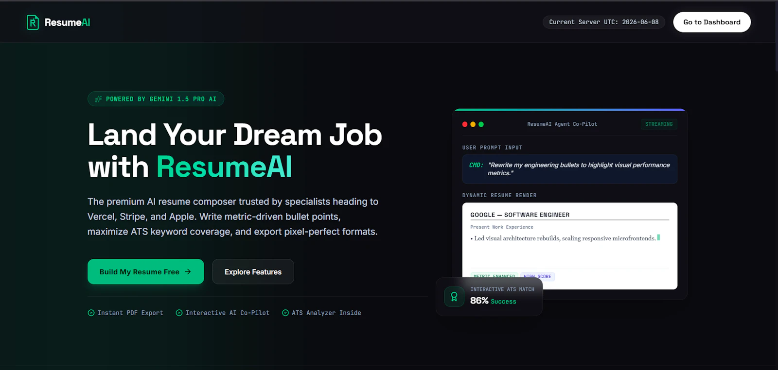 ResumeAi screenshot 1