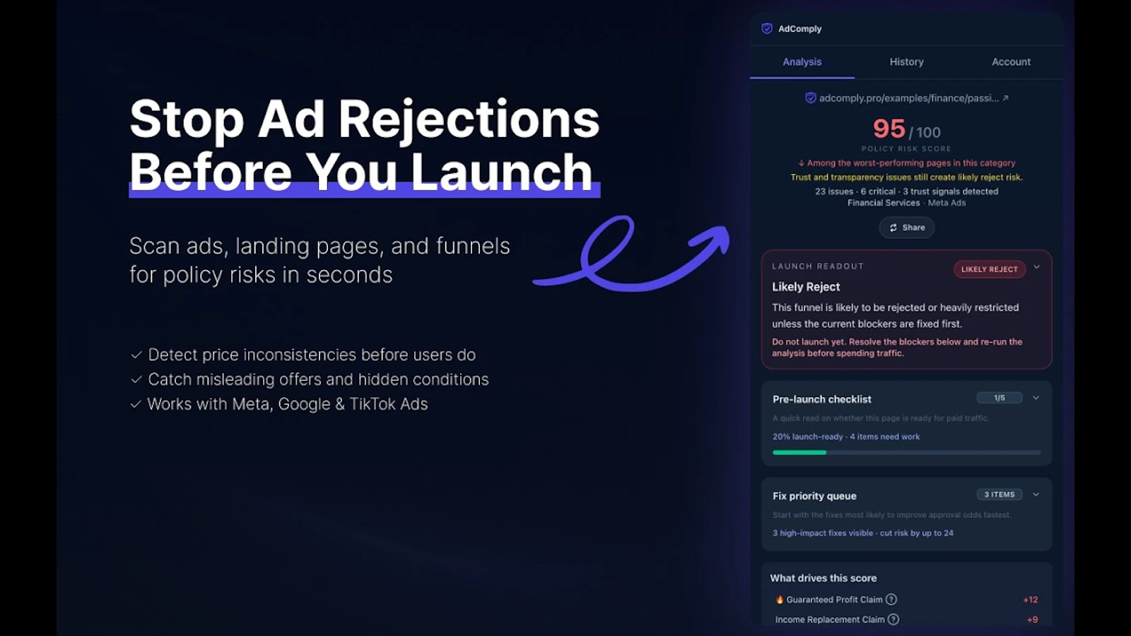 AdComply screenshot 1 (video preview)