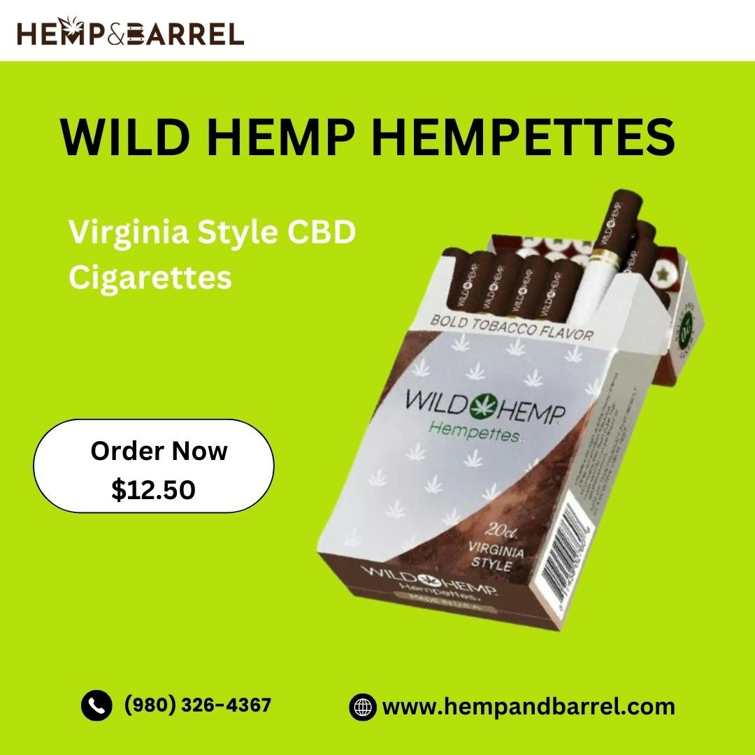 Média Cigarettes CBD de style Virginia - Chanvre sauvage |Cigarettes CBD |Chanvre et baril 3
