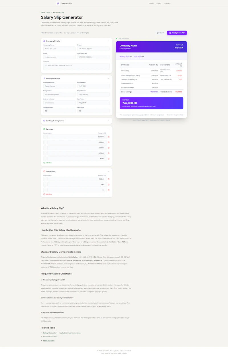 QuickUtils screenshot 3