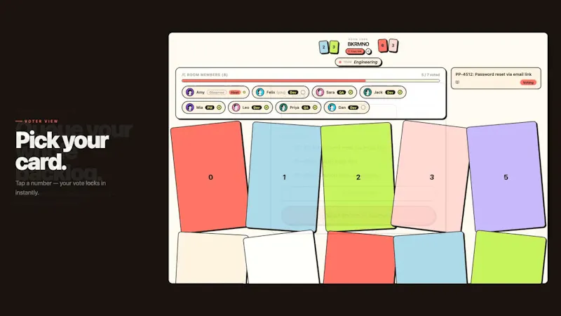 PointPoker screenshot 1 (video preview)