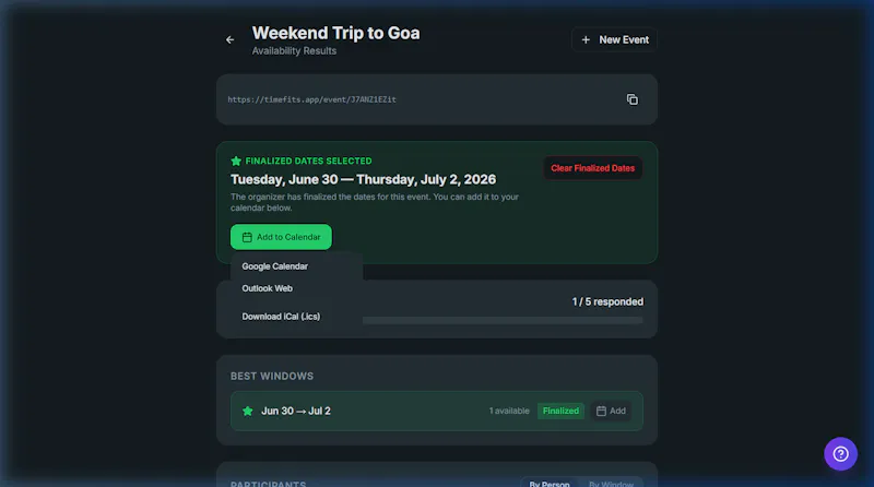 TimeFits screenshot 3