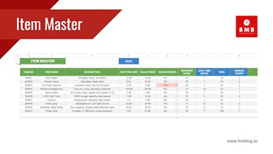 Inventory Management Template gallery image