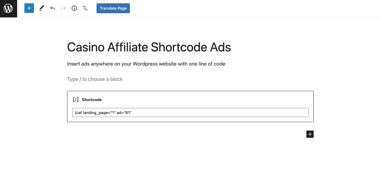 WordPress Plugin Casino & Sportsbook -advertenties - Casino en sportweddenschappen Auto -advertenties voor WordPress media 4