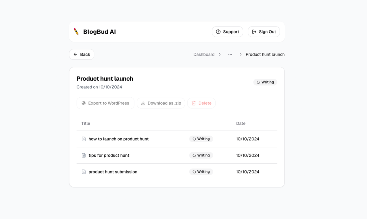 BlogBud AI gallery image