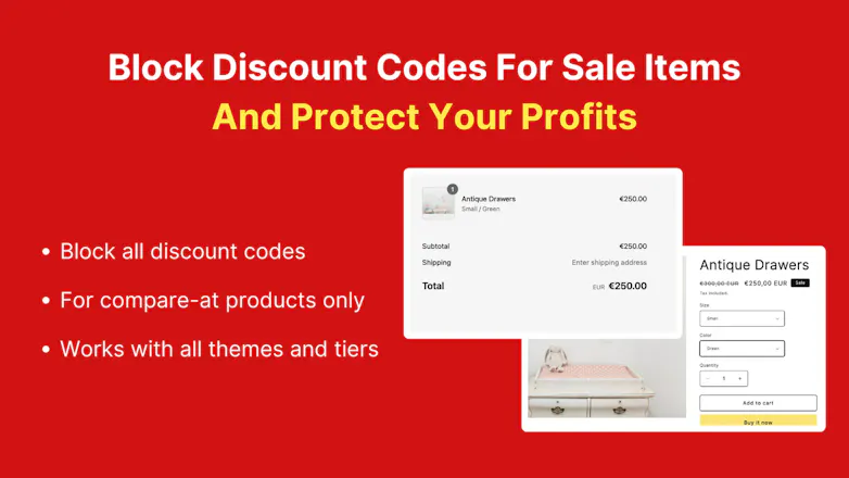 DCB: Discount Code Blocker For Shopify gallery image