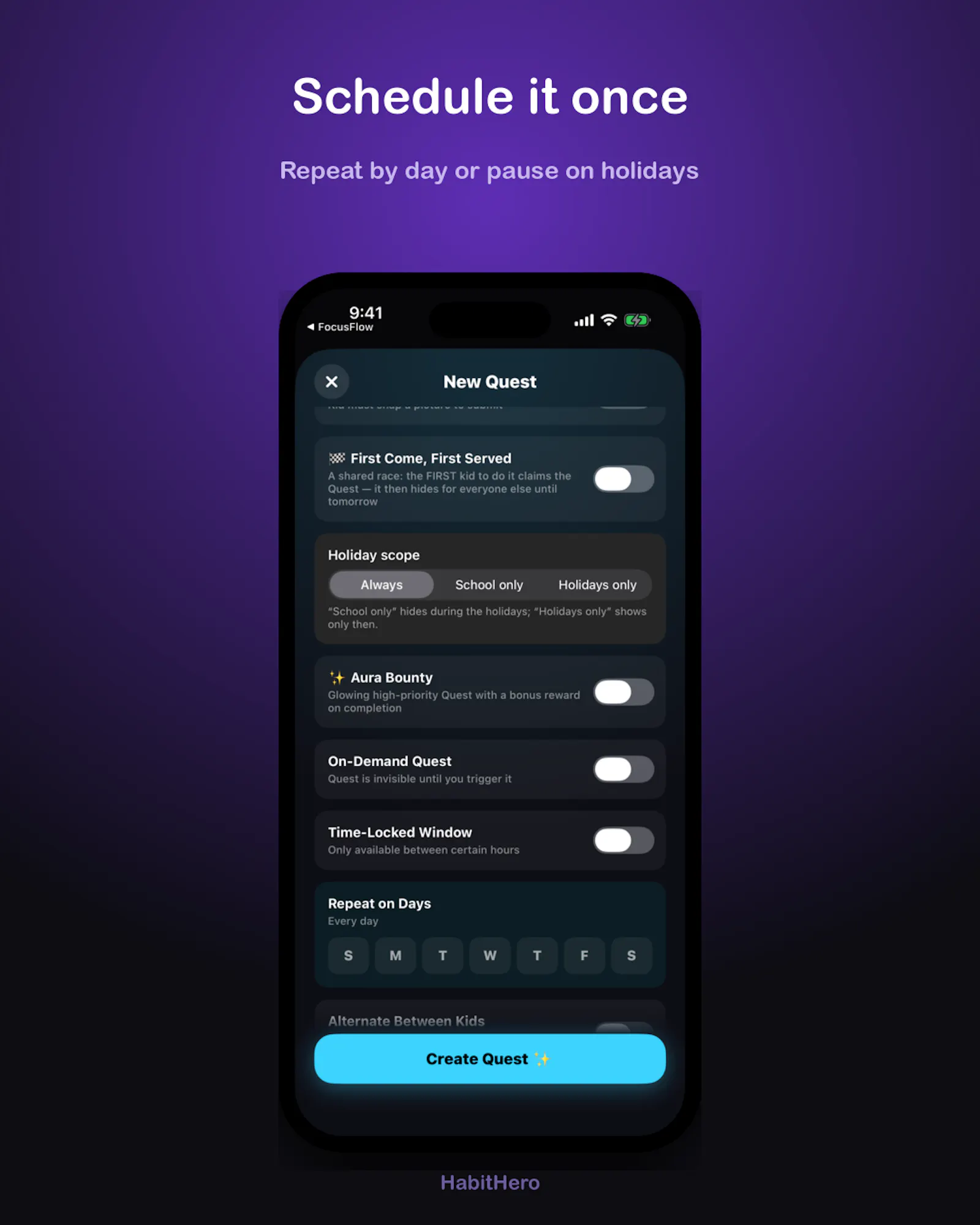 HabitHero - Gamified Chores screenshot 3